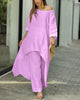 Gabi | Linen Suit Set for Women