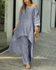 Gabi | Linen Suit Set for Women
