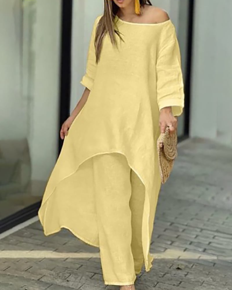Gabi | Linen Suit Set for Women