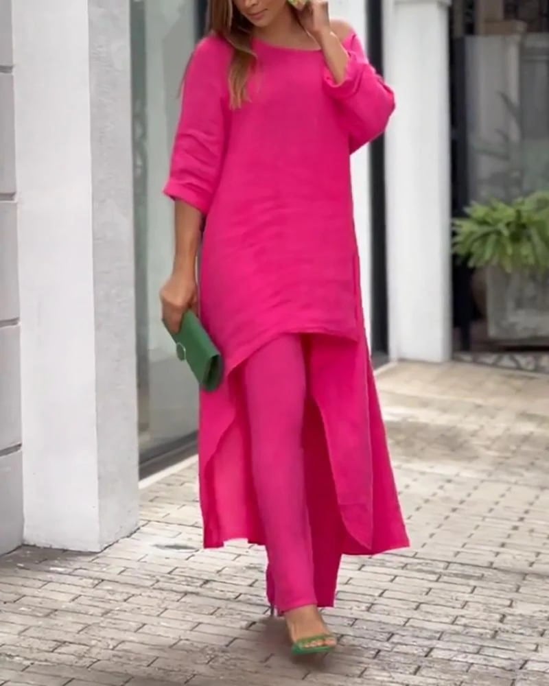 Gabi | Linen Suit Set for Women