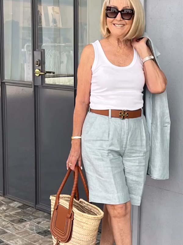 Carolin | Breezy Set with Feminine Jacket & Shorts