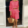 Carolin | Breezy Set with Feminine Jacket & Shorts