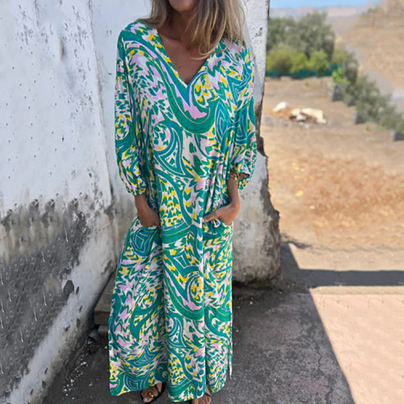 Calia | Airy Boho Maxi Dress