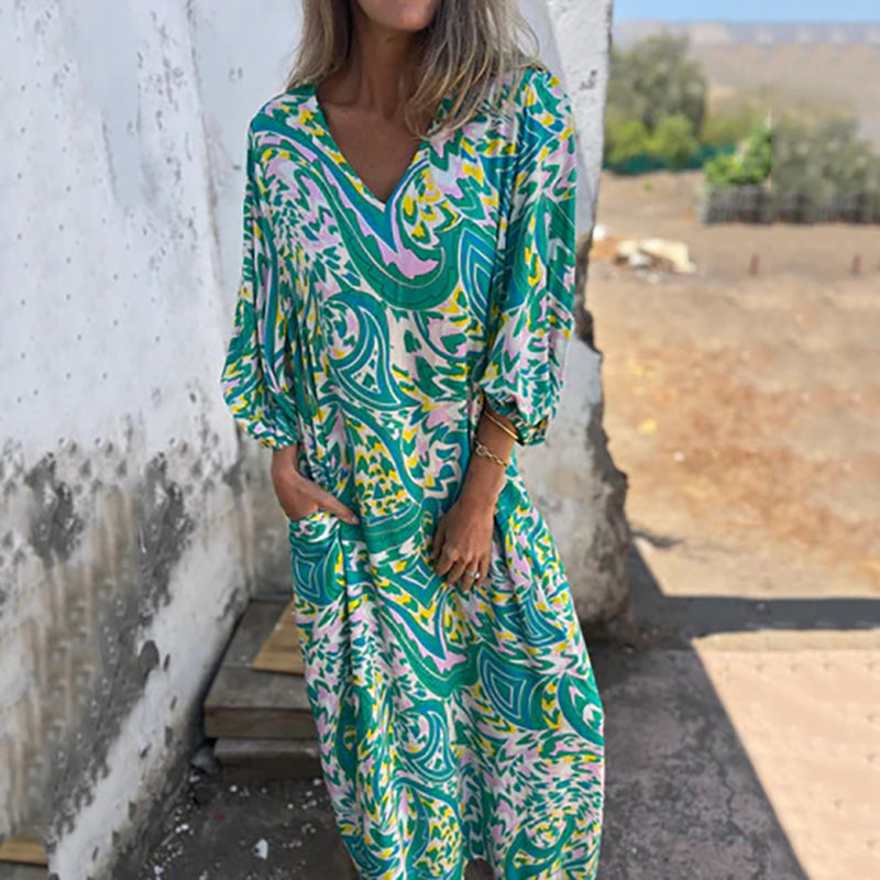 Calia | Airy Boho Maxi Dress