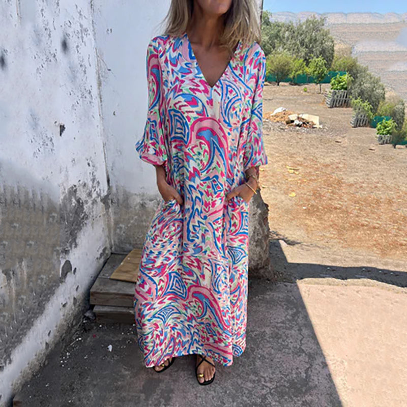 Calia | Airy Boho Maxi Dress