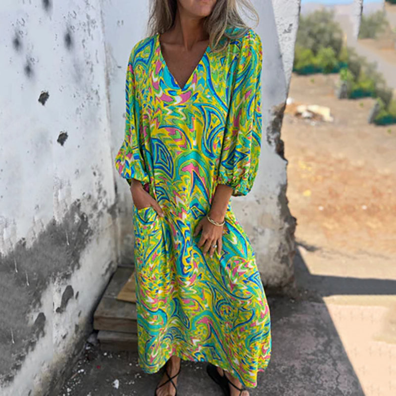 Calia | Airy Boho Maxi Dress
