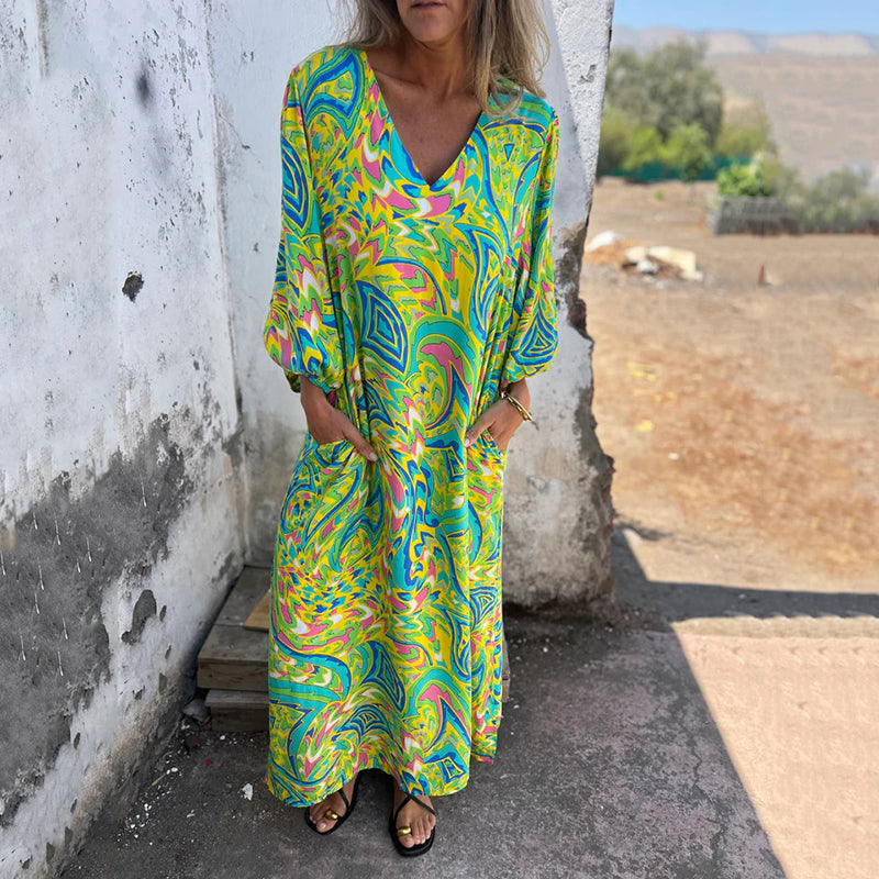 Calia | Airy Boho Maxi Dress