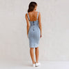 Roxanna | Figure-Hugging Denim Dress
