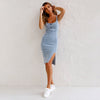 Roxanna | Figure-Hugging Denim Dress