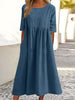 Eliana | Airy Cotton Dress with Pocket