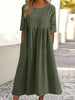 Eliana | Airy Cotton Dress with Pocket