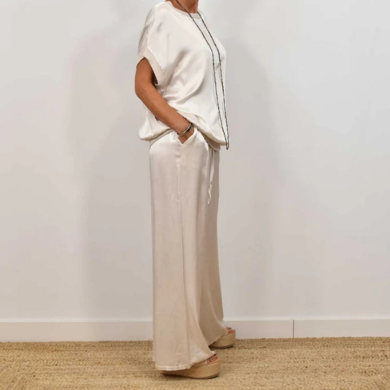 Zerina | Timeless Satin Set for Special Occasions