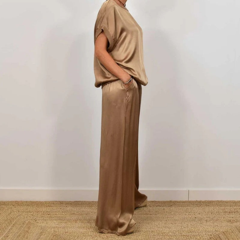 Zerina | Timeless Satin Set for Special Occasions