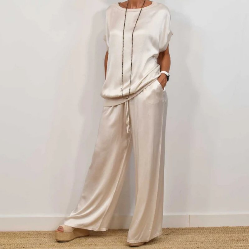 Zerina | Timeless Satin Set for Special Occasions