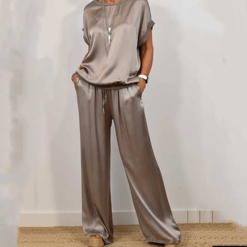 Zerina | Timeless Satin Set for Special Occasions