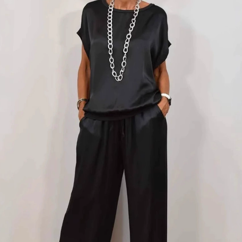 Zerina | Timeless Satin Set for Special Occasions