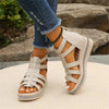Heather | Rhinestone Chic Wedge Sandals