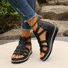 Heather | Rhinestone Chic Wedge Sandals