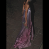 Glenda | Ombre Strapless Pleated Dress
