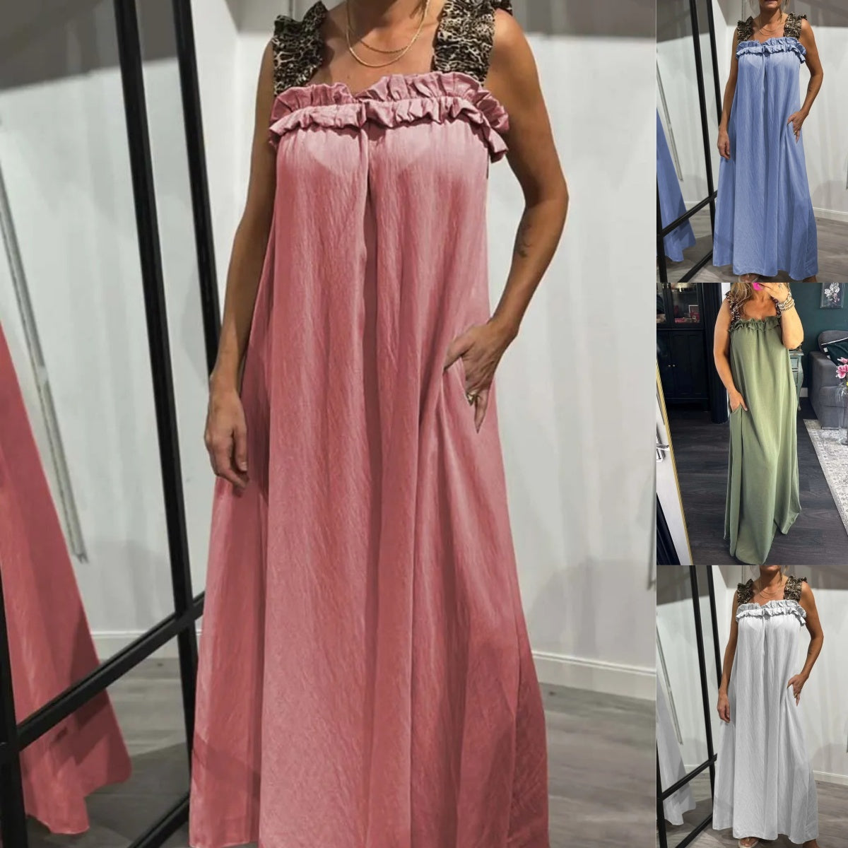 Elpha | Casual Sleeveless Dress with Pockets