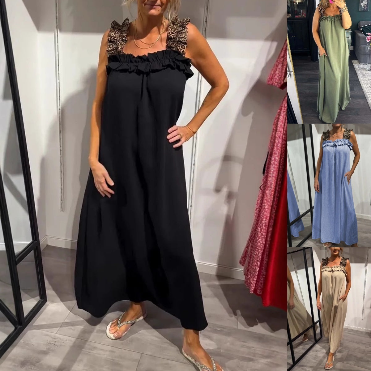 Elpha | Casual Sleeveless Dress with Pockets