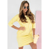 Paisley | Comfortable Dress with 3/4 Sleeves and Round Neck