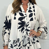 Eugenia | Casual top with V-neck and ruffle detail