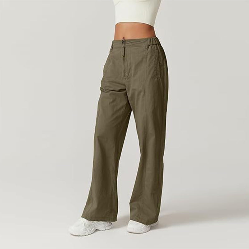 Jeana | High-Waisted, Loose-Fit Jeans with Zip Detail