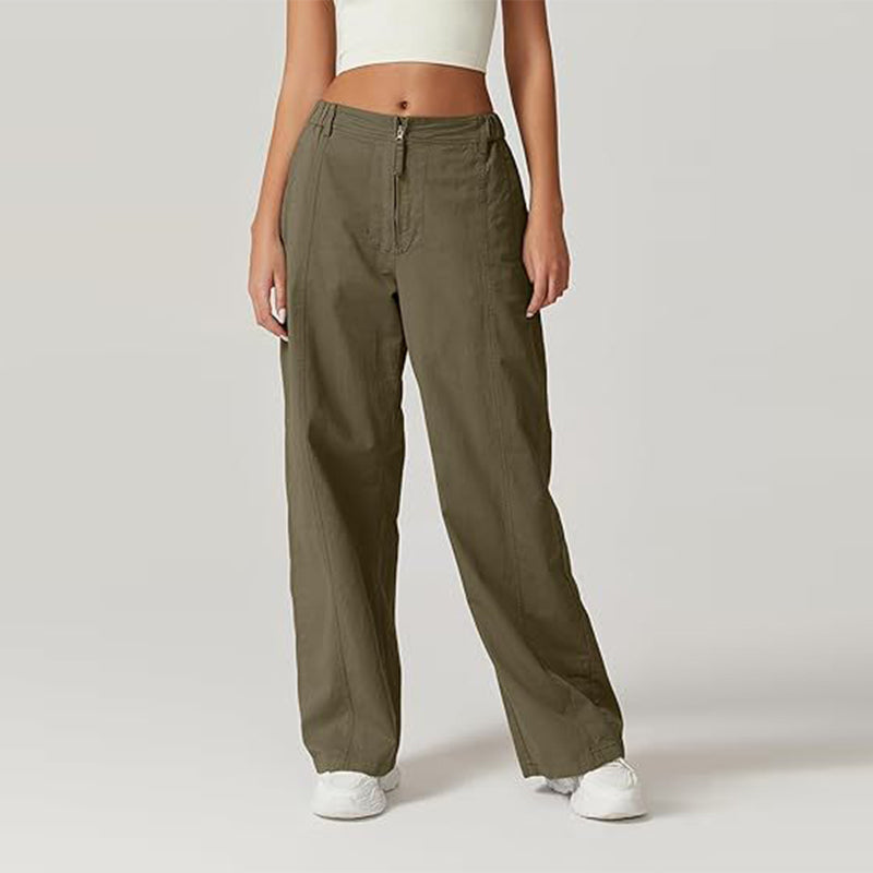 Jeana | High-Waisted, Loose-Fit Jeans with Zip Detail