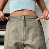 Jeana | High-Waisted, Loose-Fit Jeans with Zip Detail