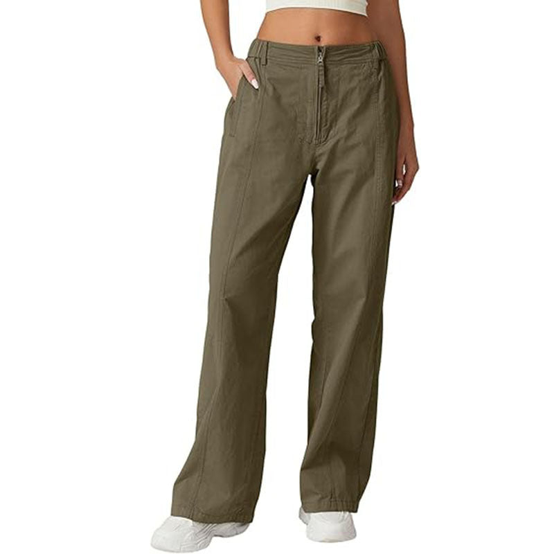 Jeana | High-Waisted, Loose-Fit Jeans with Zip Detail