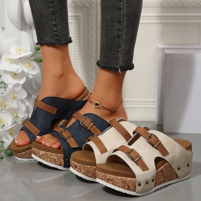 Conchita | Comfortable Wedge Platform Sandals for Women