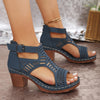 Arkianna | Elegant Sandals with Mid-Height Heel and Open-Toe Design