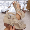 Arkianna | Elegant Sandals with Mid-Height Heel and Open-Toe Design