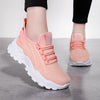 Xarien | Mesh Sneakers with Moulded White Soles
