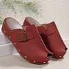 Gertrud | Casual Peep-Toe Platform Sandals for Women