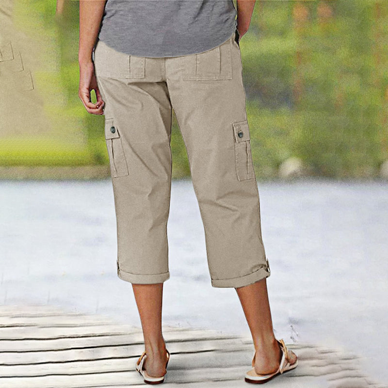 Trice | Casual 3/4 Cargo Pants with Pockets