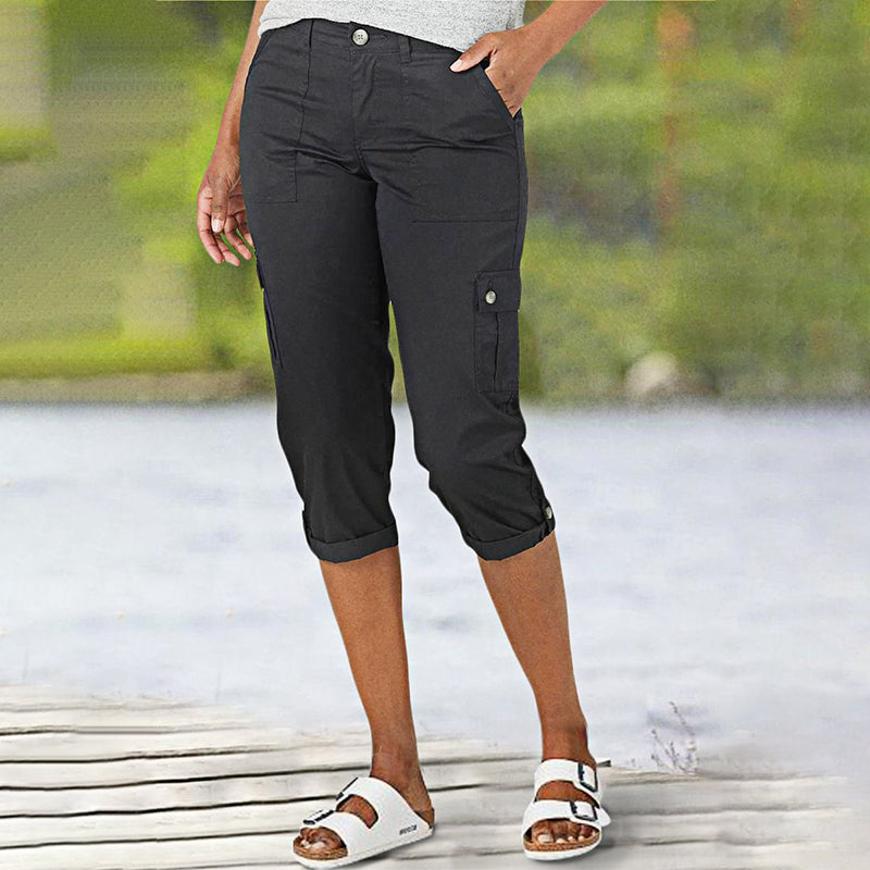 Trice | Casual 3/4 Cargo Pants with Pockets