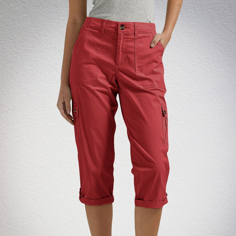 Trice | Casual 3/4 Cargo Pants with Pockets
