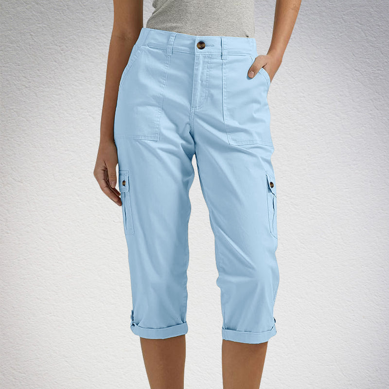 Trice | Casual 3/4 Cargo Pants with Pockets
