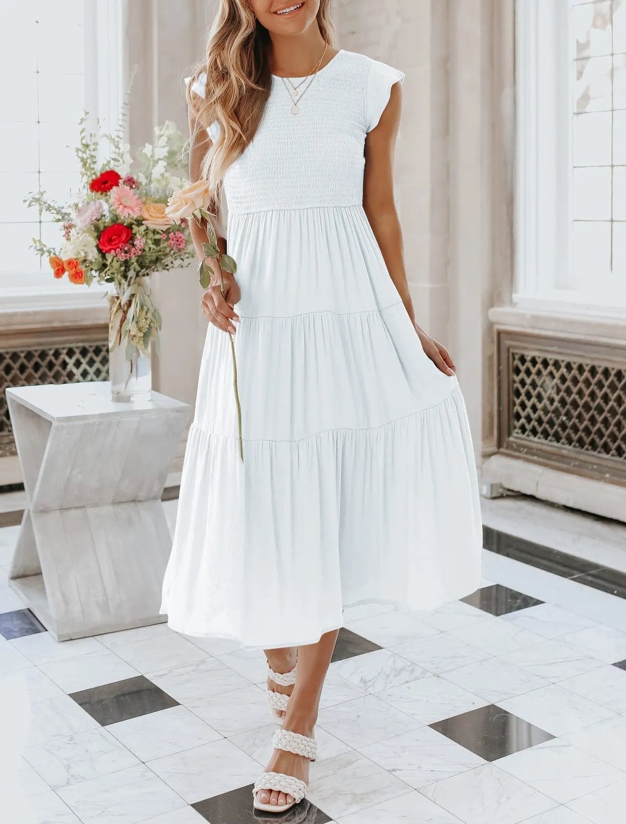 Cecelia | Stylish Short Midi Dress for Women