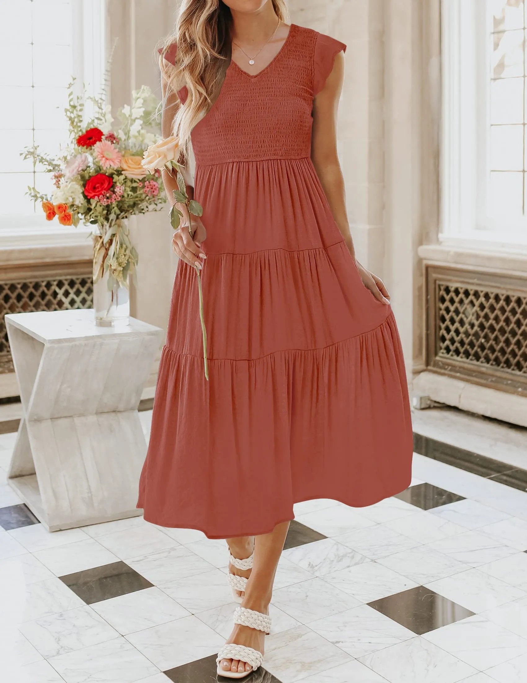 Cecelia | Stylish Short Midi Dress for Women