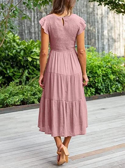 Cecelia | Stylish Short Midi Dress for Women