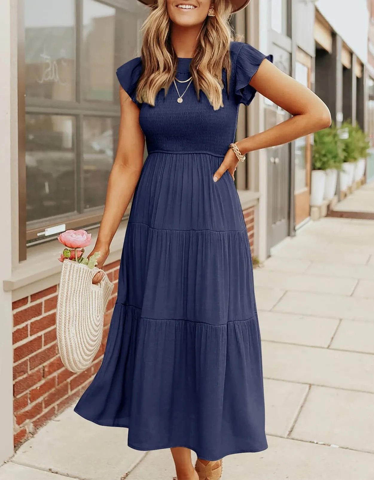 Cecelia | Stylish Short Midi Dress for Women