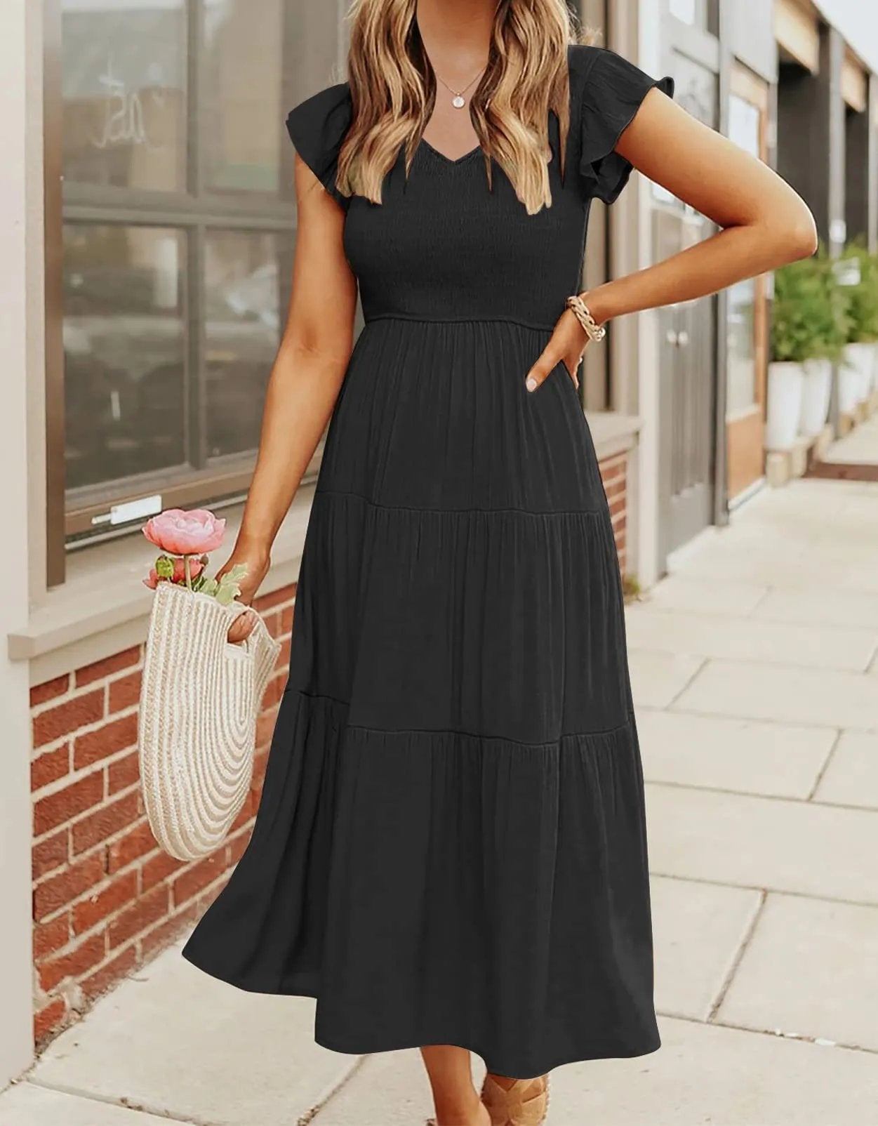 Cecelia | Stylish Short Midi Dress for Women