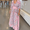 Catalina | Feminine Long Dress with Floral Design