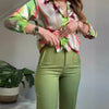Ashley | Casual 2-Piece Printed Shirt and Trousers Set
