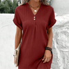 Gracelyn | Monochrome Dress with V-Neck