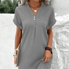 Gracelyn | Monochrome Dress with V-Neck