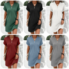 Gracelyn | Monochrome Dress with V-Neck